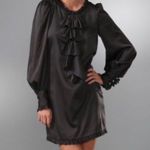 Milly “Nina” ruffled silk dress.